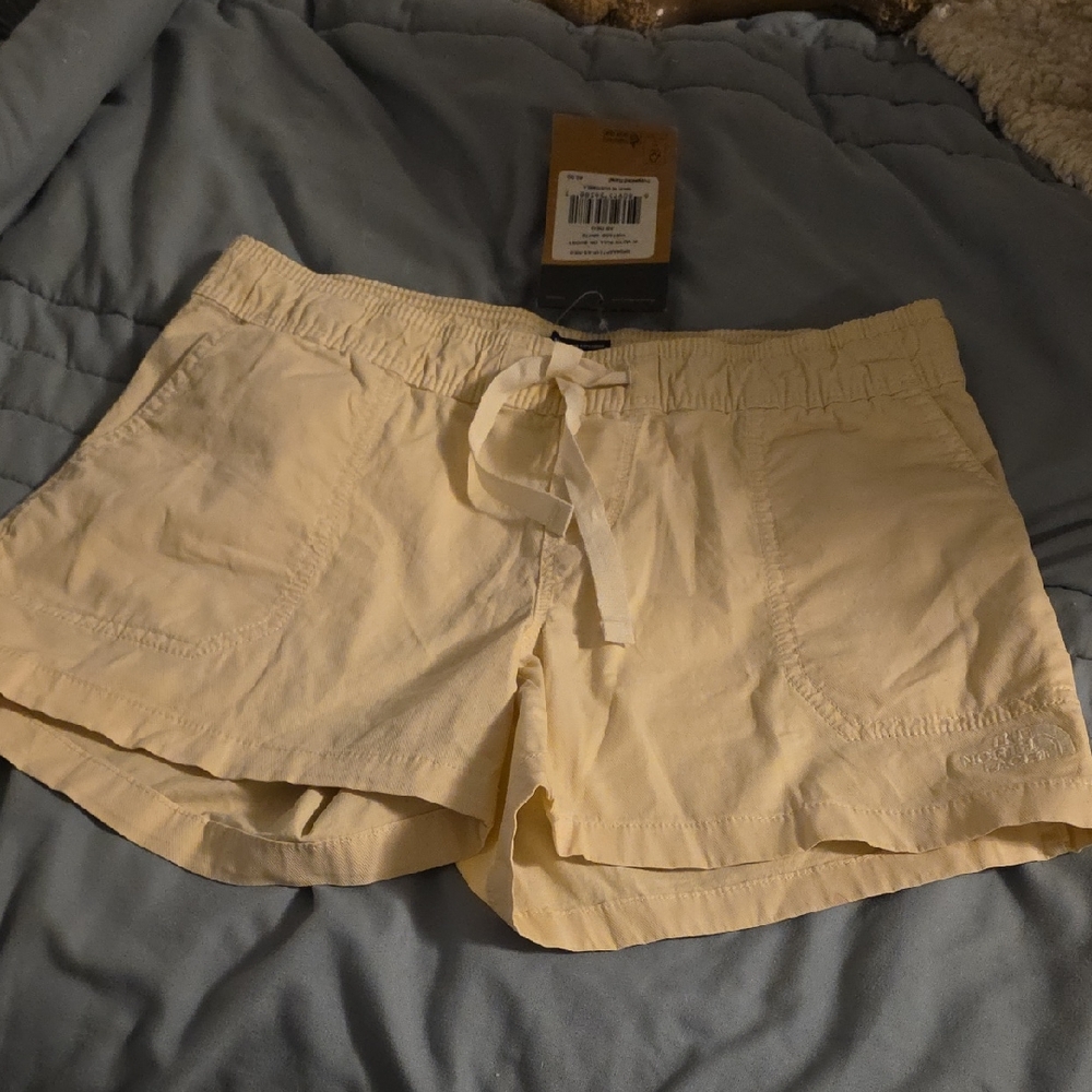 The North Face Women's Light Yellow Athletic Shorts
